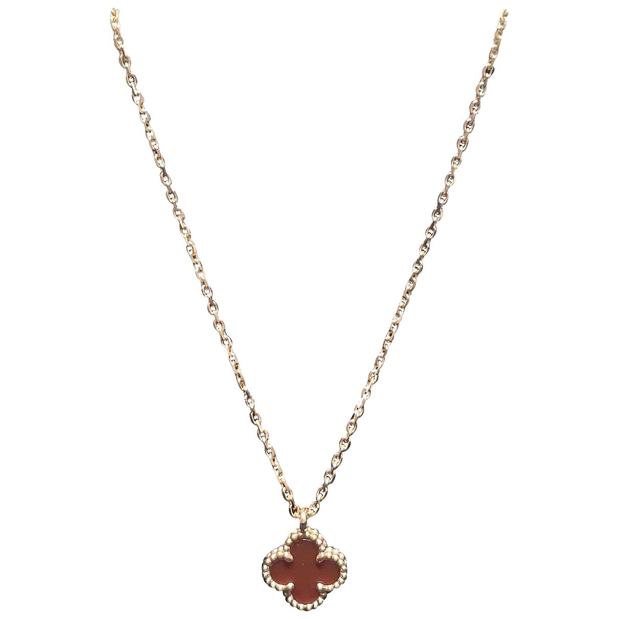 Sweet alhambra yellow gold necklace Van 
